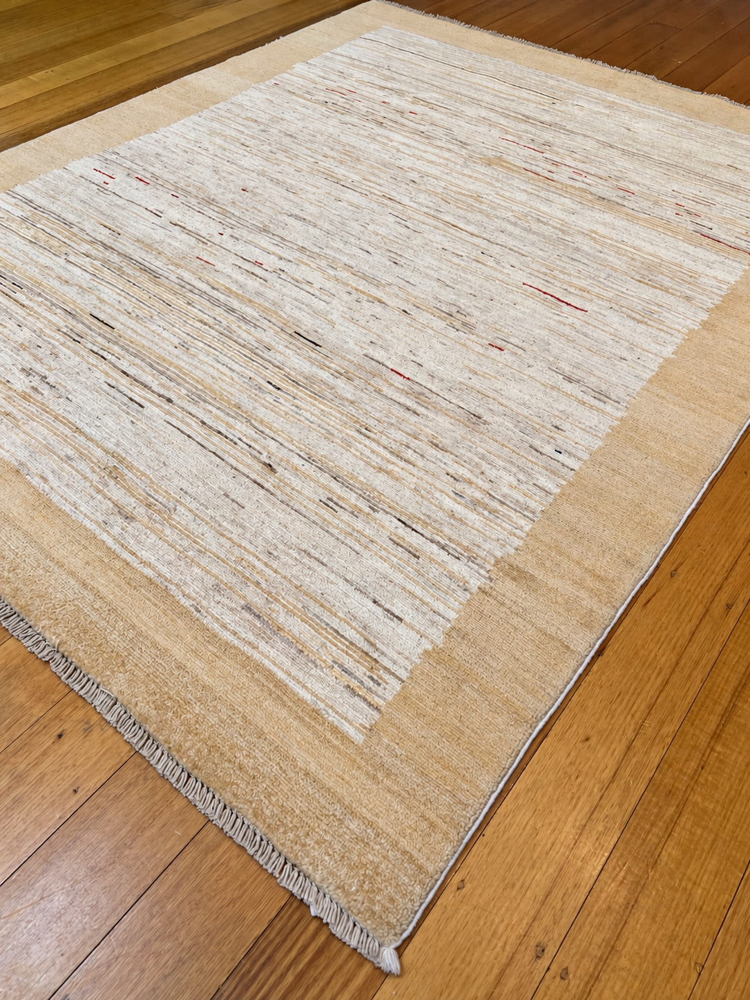 AFGHAN HANDMADE WOOL GABBEH RUG (150 x 200 cm)