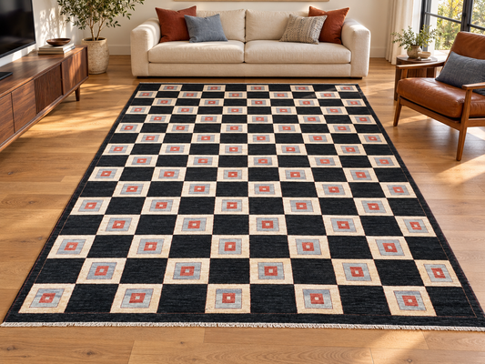 AFGHAN HANDMADE WOOL GABBEH RUG (250 x 335 cm)