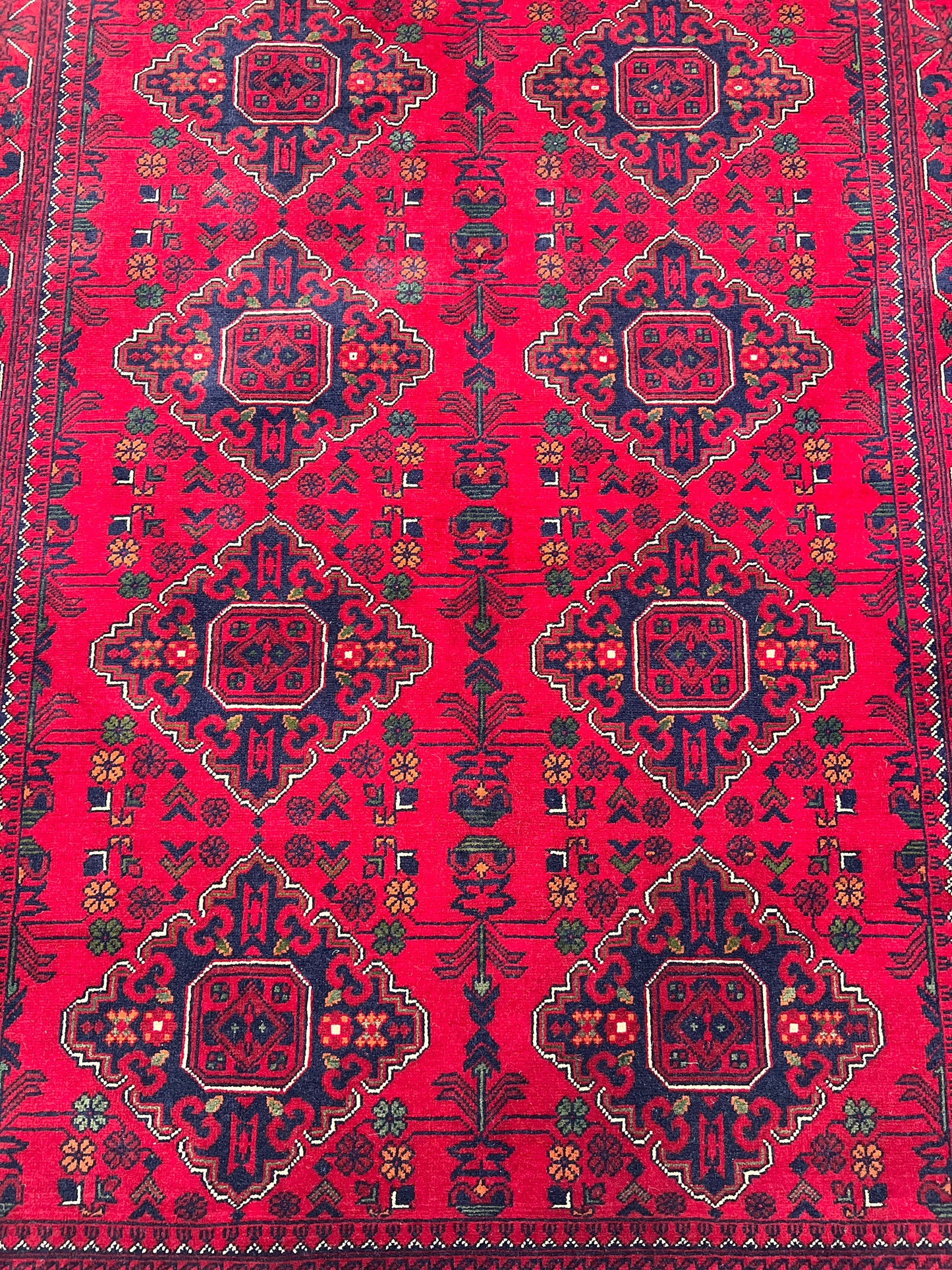 AFGHAN KHAL MOHAMMADI HAND-KNOTTED FINE-WOOL  (150 x 200 cm)