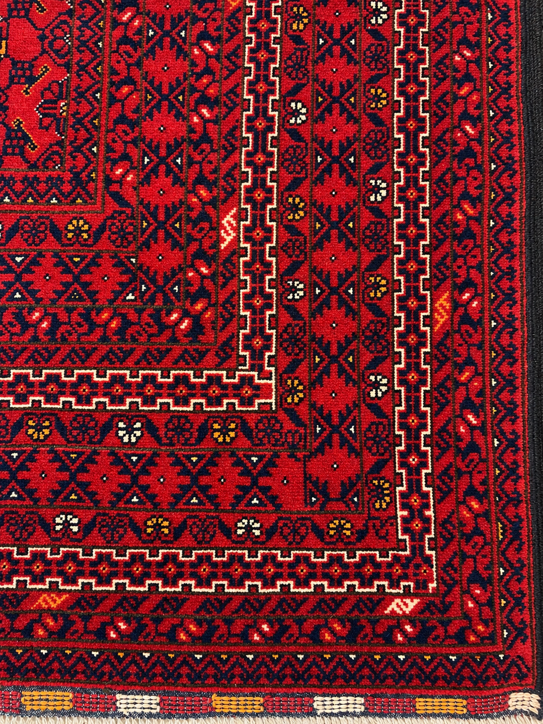 AFGHAN HANDWOVEN WOOL AFGHAN MOWRI GUL RUG (250 x 350 cm)