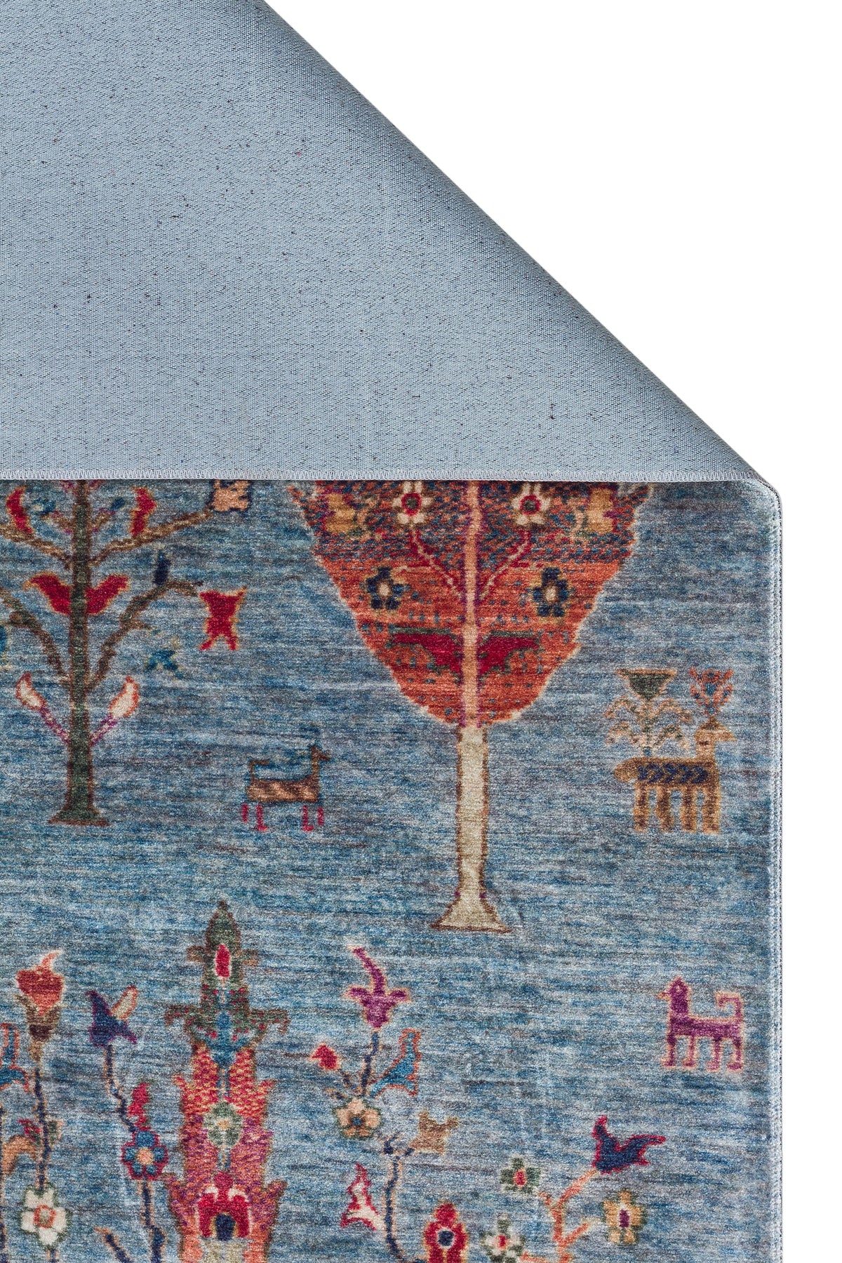 AFGHAN CHOBI Blue Rug (160 x 230)