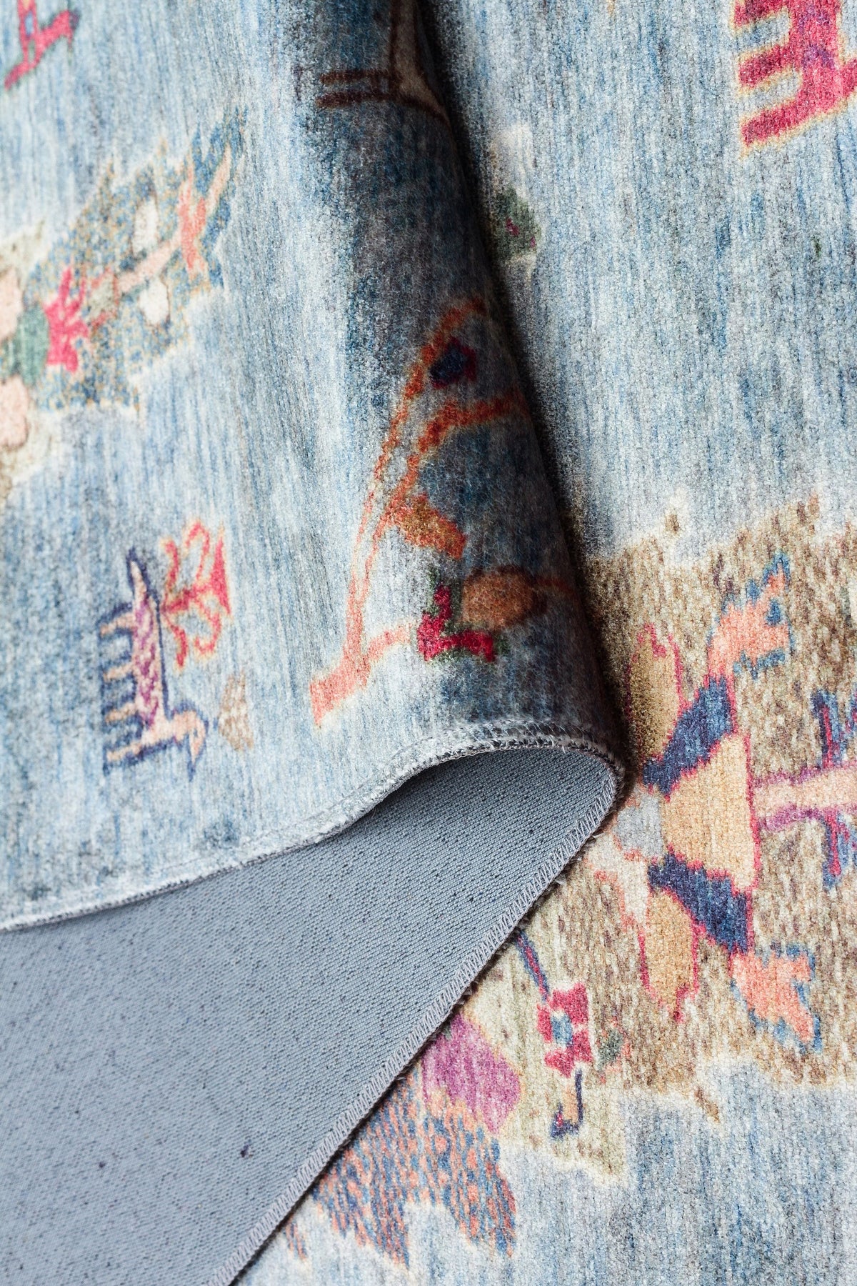 AFGHAN CHOBI Blue Rug (160 x 230)