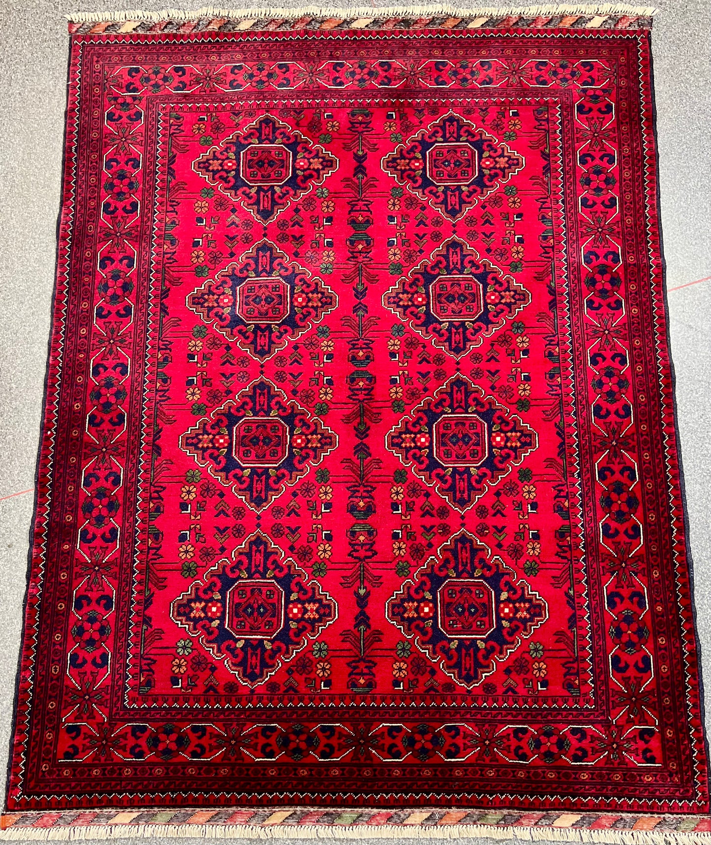 AFGHAN KHAL MOHAMMADI HAND-KNOTTED FINE-WOOL  (150 x 200 cm)