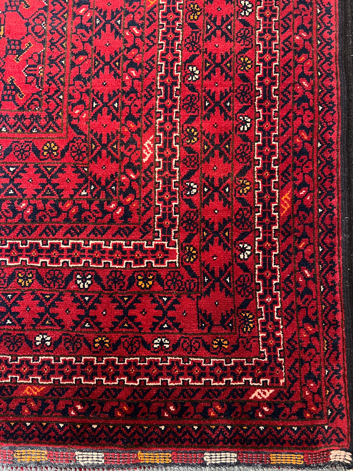 AFGHAN HANDWOVEN WOOL AFGHAN MOWRI GUL RUG (250 x 350 cm)