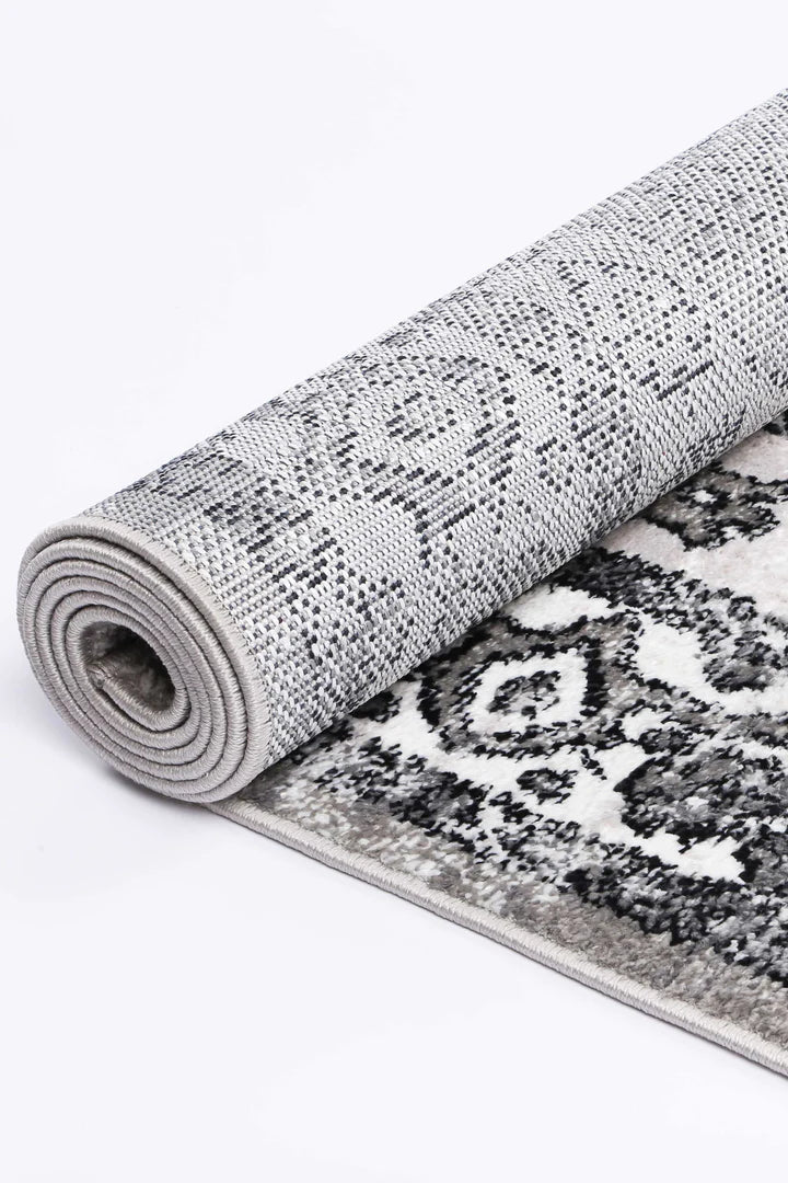 BELMORE ESTATE TRADITIONAL GREY RUG