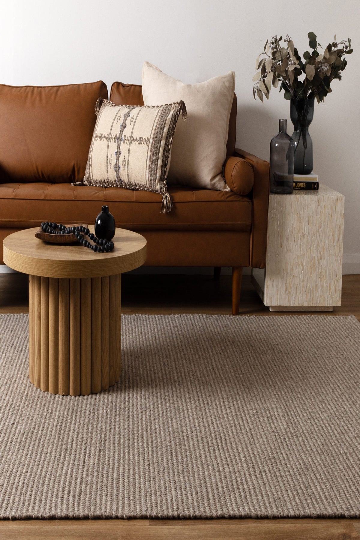 NATURE BEIGE WOOL RUG