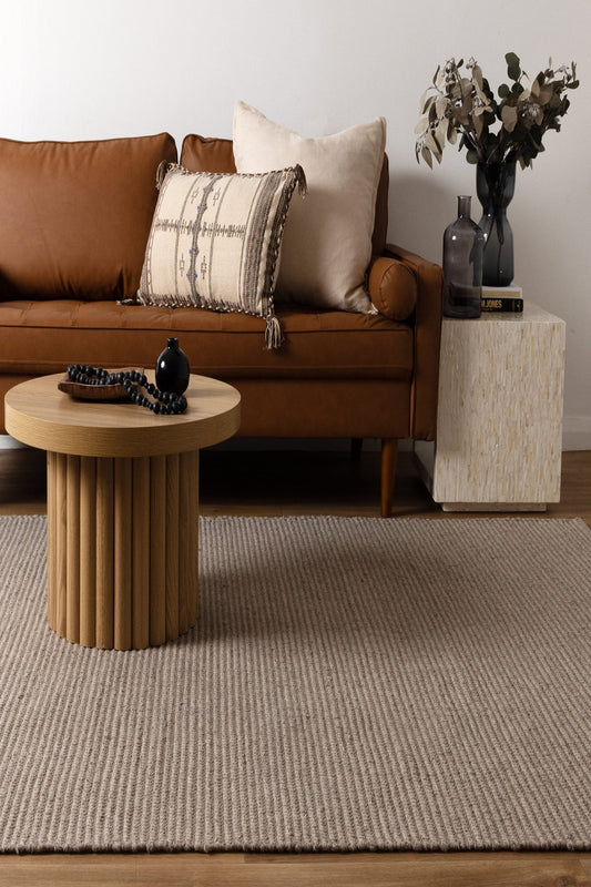 NATURE BEIGE WOOL RUG