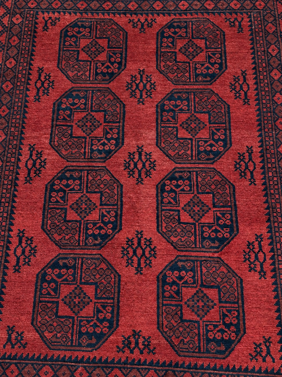 AFGHAN HAND-KNOTTED WOOL FIPA RUG (150 X 200 cm)