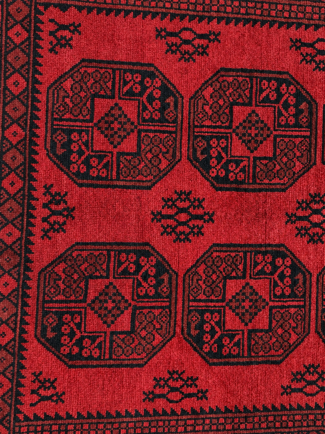 AFGHAN HAND-KNOTTED WOOL FIPA RUG (150 X 200 cm)